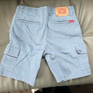Boys Light Blue Cargo Shorts